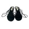 Lanvin (38) Sandalias de Mujer con Cordones Negras