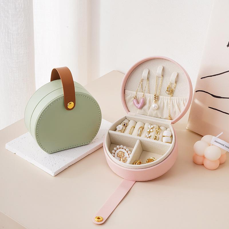 Jewelry Organizer Display Travel Jewelry Case Boxes Earrings Necklace Ring Portable Handbag Jewelry Box Storage