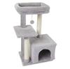 Integrated Cat Tree: Climbing Frame, Scratching Post, Bed, and Jumping Platform – Large Pet Toy
