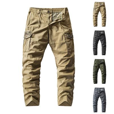 Pánské sportovní pracovní oblečení Casual Multi Pocket Outdoor Kalhoty