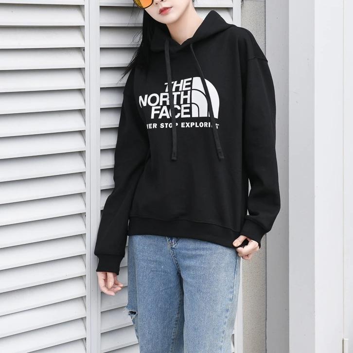 THE NORTH FACE Sweatshirts Unisex Black Hooded Moderate Other NM5PM02A