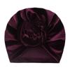 New children's hat 11-color golden velvet warm spring, autumn and winter baby tire cap, soft baby tire cap