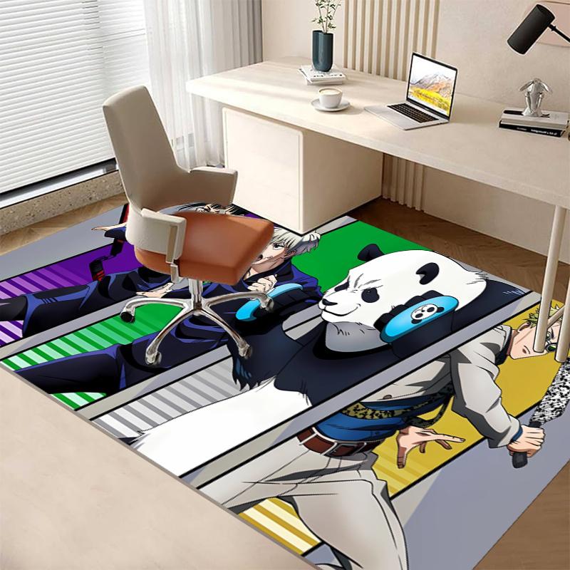 JujutsuKaisen Printed Carpet, for Office Chair Living Room Bedroom Kitchen Room Decor Gifts.