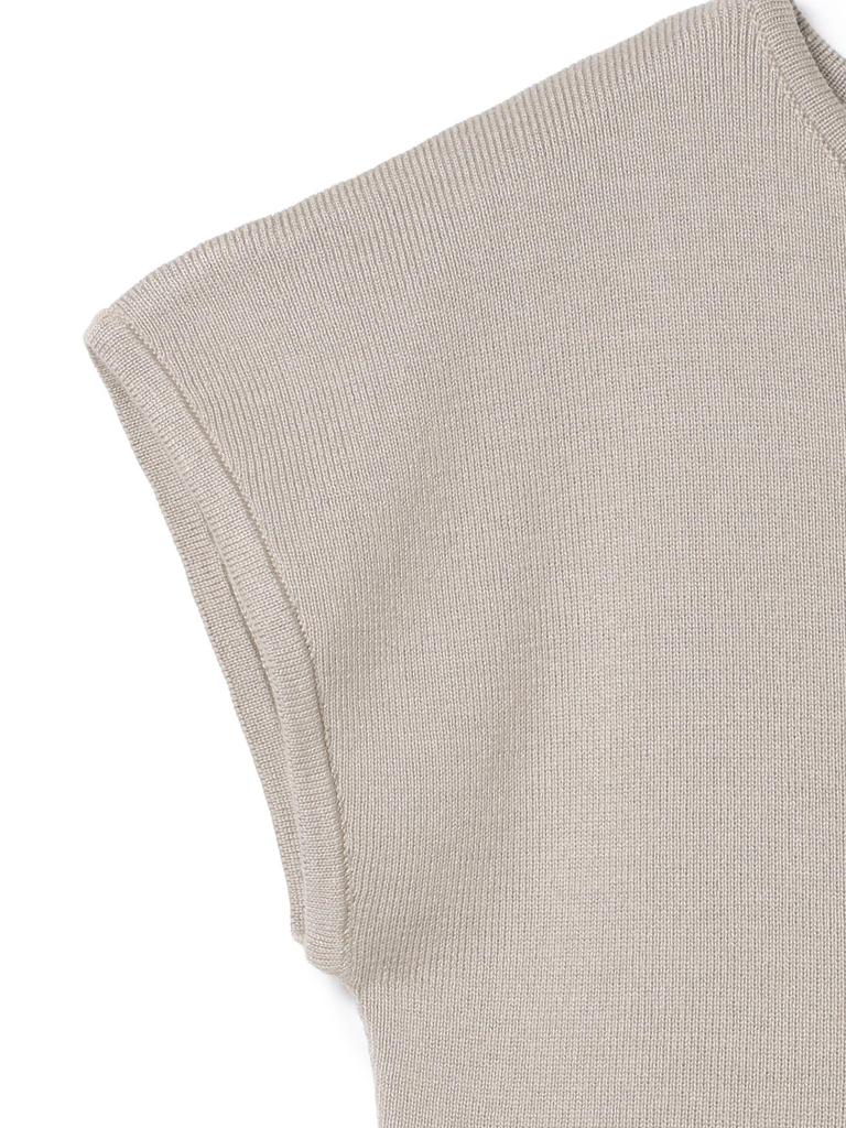 Beams Heart Jacquard Combination One Size Women's Dress, Beige,