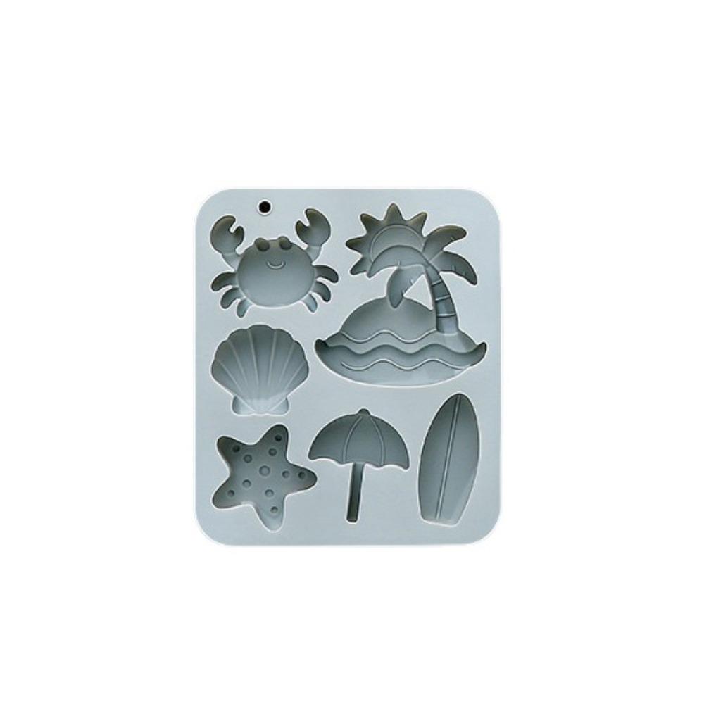 

Summer Beach Theme Baking Silicone Mold Animal Shape Chocolate Cake Mold Party Decorations синий