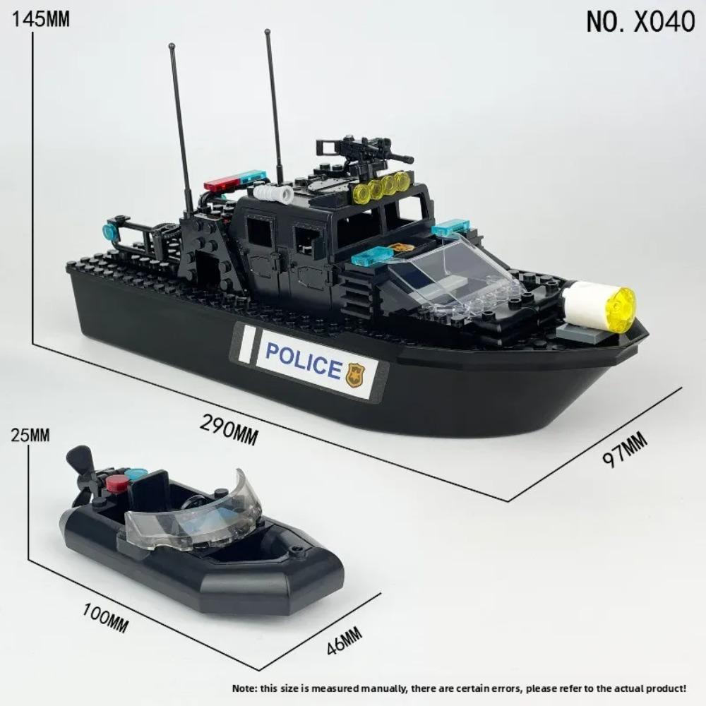 Blocchi da Costruzione Nave Bambole Umanoidi Regali di Compleanno per Bambini Personaggi dei Cartoni Animati Mini Bambola Regalo Giocattoli da Costruzione Creativi Modello di Barca