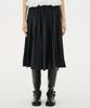 OIOI COLLECTION Pleated Midi Skirt [Black]