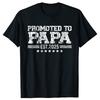 Funny Promoted To Papa Est 2025 Expect Baby 2025 Tshirts Men Fashion Casual Tshirt 100 Cotton Loose Oversized T Shirt Summer