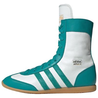 Originale JAPAN High-Top Freizeitschuhe Damen Weiß Grüne Sneaker JQ9674