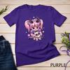 Kawaii Pastel Goth Cute Creepy Girl Skull Demon Evil Girl Unisex T-shirt 9
