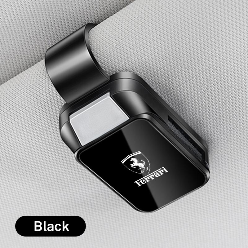 High-end Car Glasses Storage Box Car Visor Sunglasses Storage Bag For Ferrari SF90 Stradale SF90Spider 296 GTB 296 GTS Accessory KL0