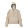 Unisex Oversized Hooded Zip-Up Sweatshirt Streetwear Deconstructed Design Fall Casual Outerwear