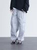 Holpeipeo Nylon Pintuck Track Pants - Grey