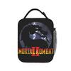 Mortal Kombat II Insulated Lunch Bag Thermal Bag Reusable,Meal Container Large Tote Lunch Box Food Bag College Travel