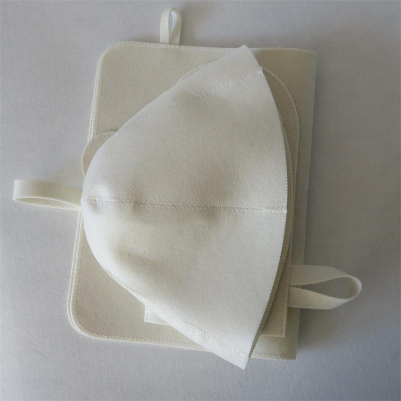 Klobouk do sauny proti teplu Zahuštěná vlněná plsť sprchová čepice Vlasy Turban Rychlé sušení ručníkem Klobouky do sauny Koupelnové doplňky