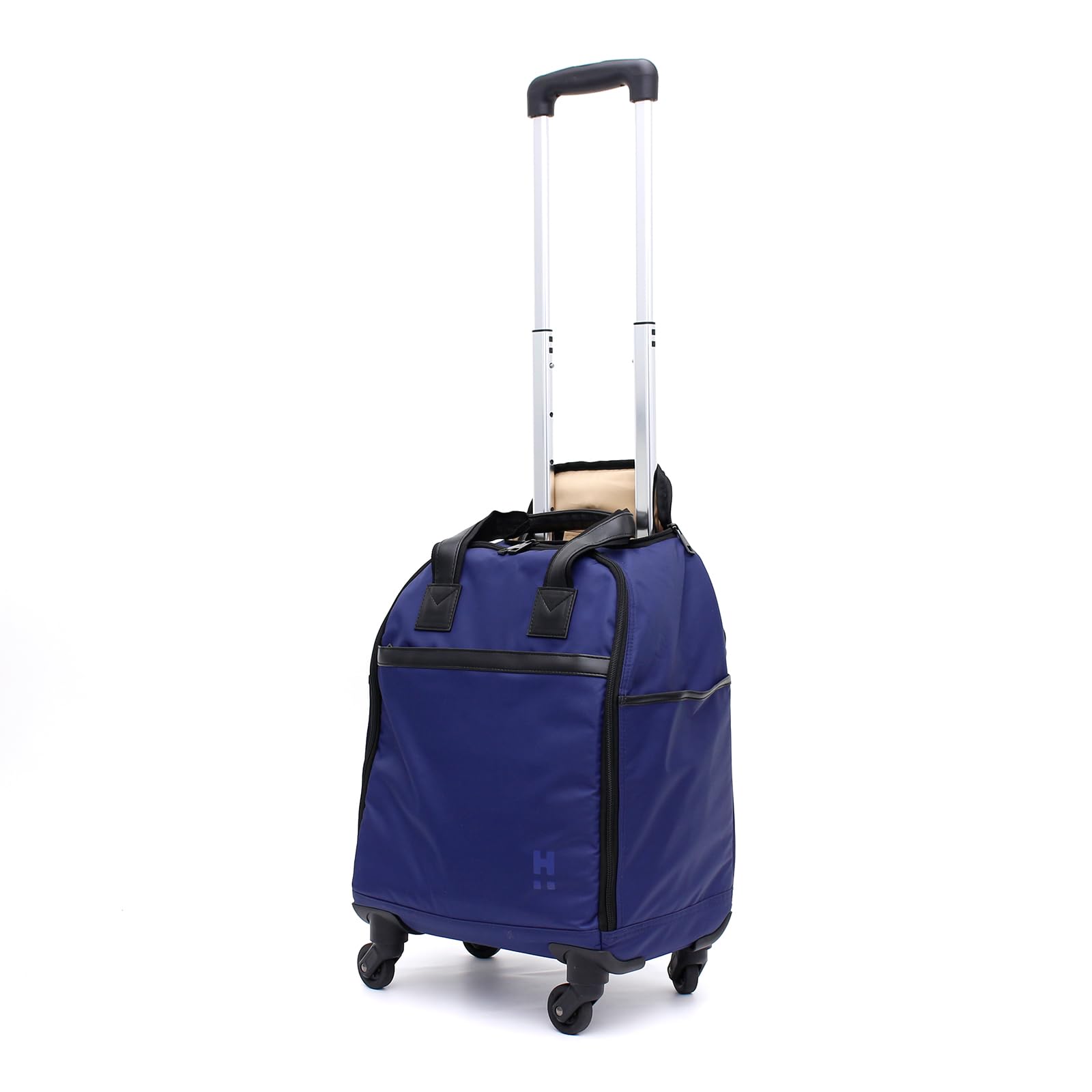 

Hapitas Soft Zipper Suitcase, Carry-On, Navy, 0086