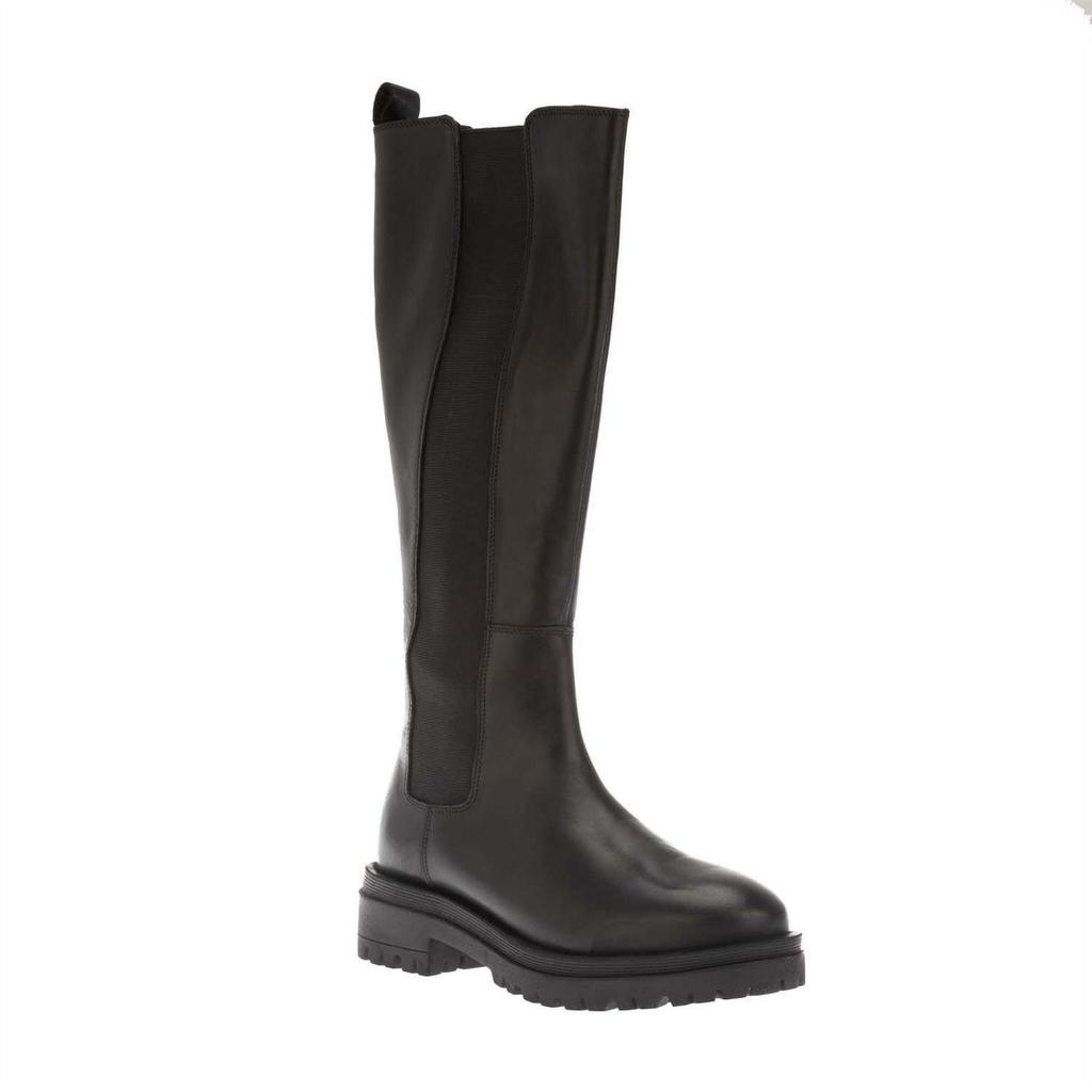 Dune London Womens/Ladies Leather Elasticated Panel Knee-High Boots