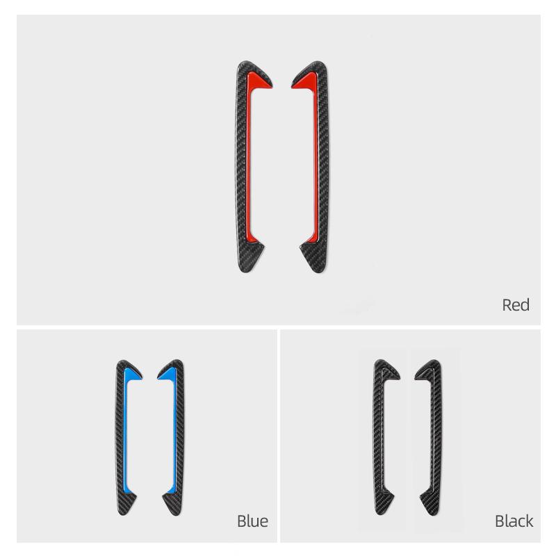 Per BMW X4 G02 X3 G01 G08 2017-2024 Spoiler in Fibra di Carbonio per Sfiato Aria Laterale Striscia Decorativa Adesiva Decorazione Accessori Esterni Auto