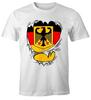 Herren Lustiges Deutschland Shirt Fan Shirt Abgerissen Deutschland Flagge Weltmeisterschaft 2018-
