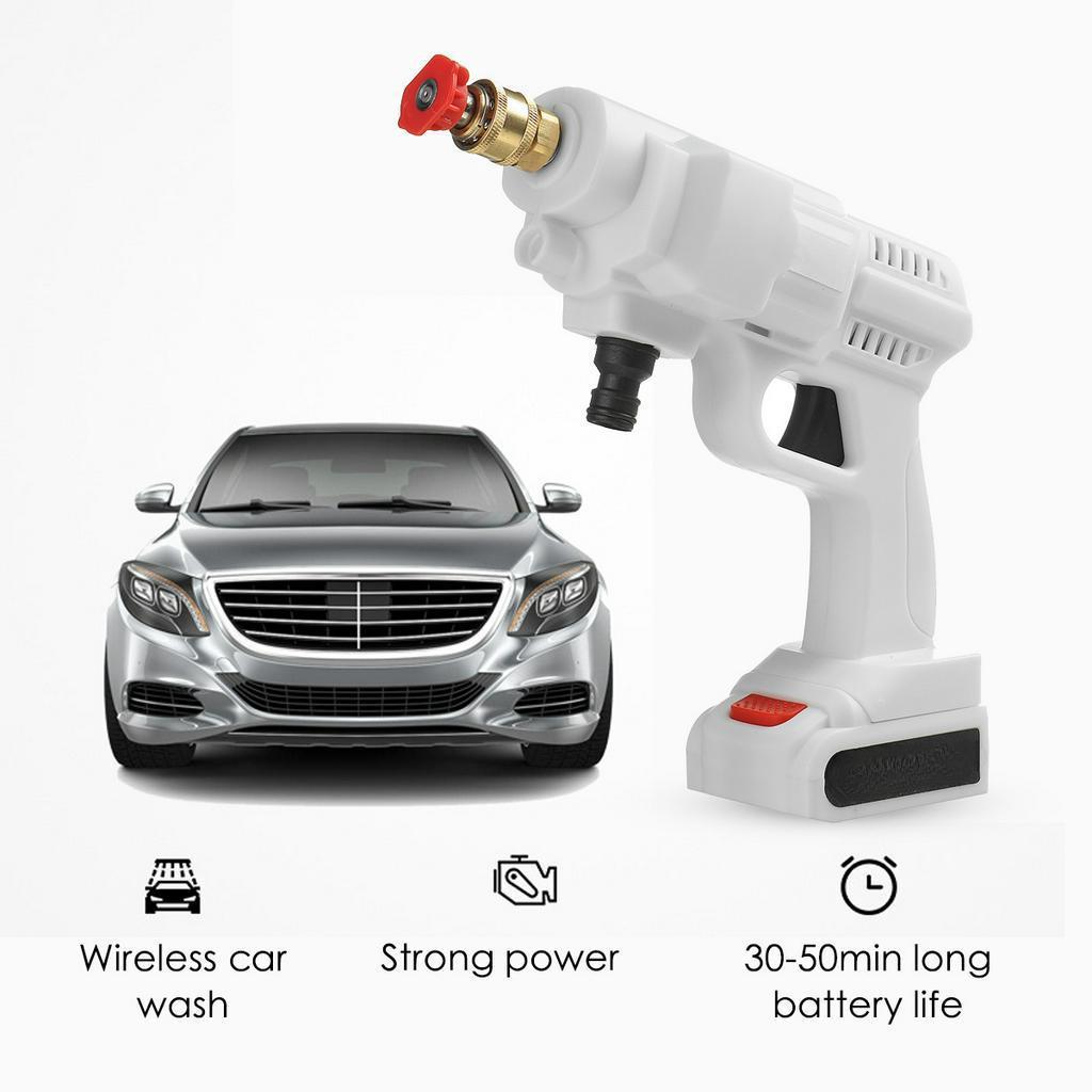 200W Garden Water Jet Car Lighter Charger Cordless High Pressure Car Washer Guns Handheld Auto Spray Powerful Washer Machine