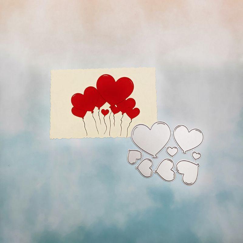 Carbon Steel Cartoon Hearts Cutting Die Embossing Stencil Template Mold DIY Pape