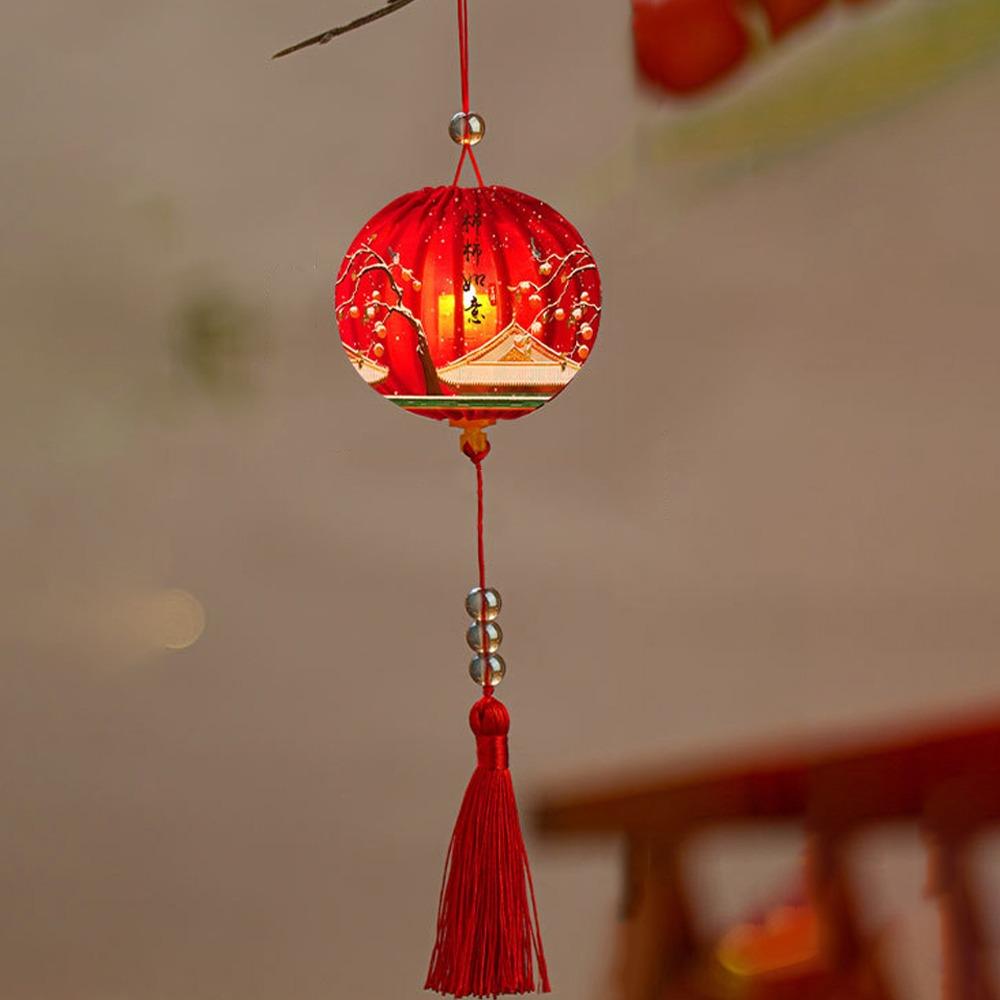 Chinese Style DIY Handheld Lantern 2026 Horse Year Lantern Hanging Ornament Spring Festival