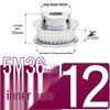 Stepped Timing Pulley 5M, 36 Teeth, T-Slot Width 16/21/27, Bore 5-25mm, BF Type.