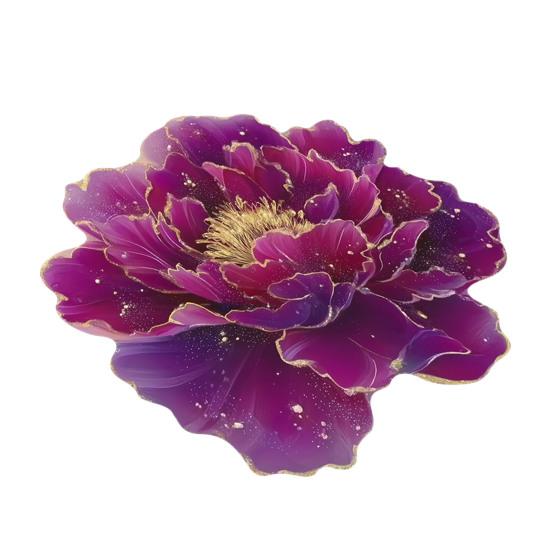 3D Blomst Gulvmatte Absorberende Stor Blomst Områdeteppe Sklisikker Baderomsmatte