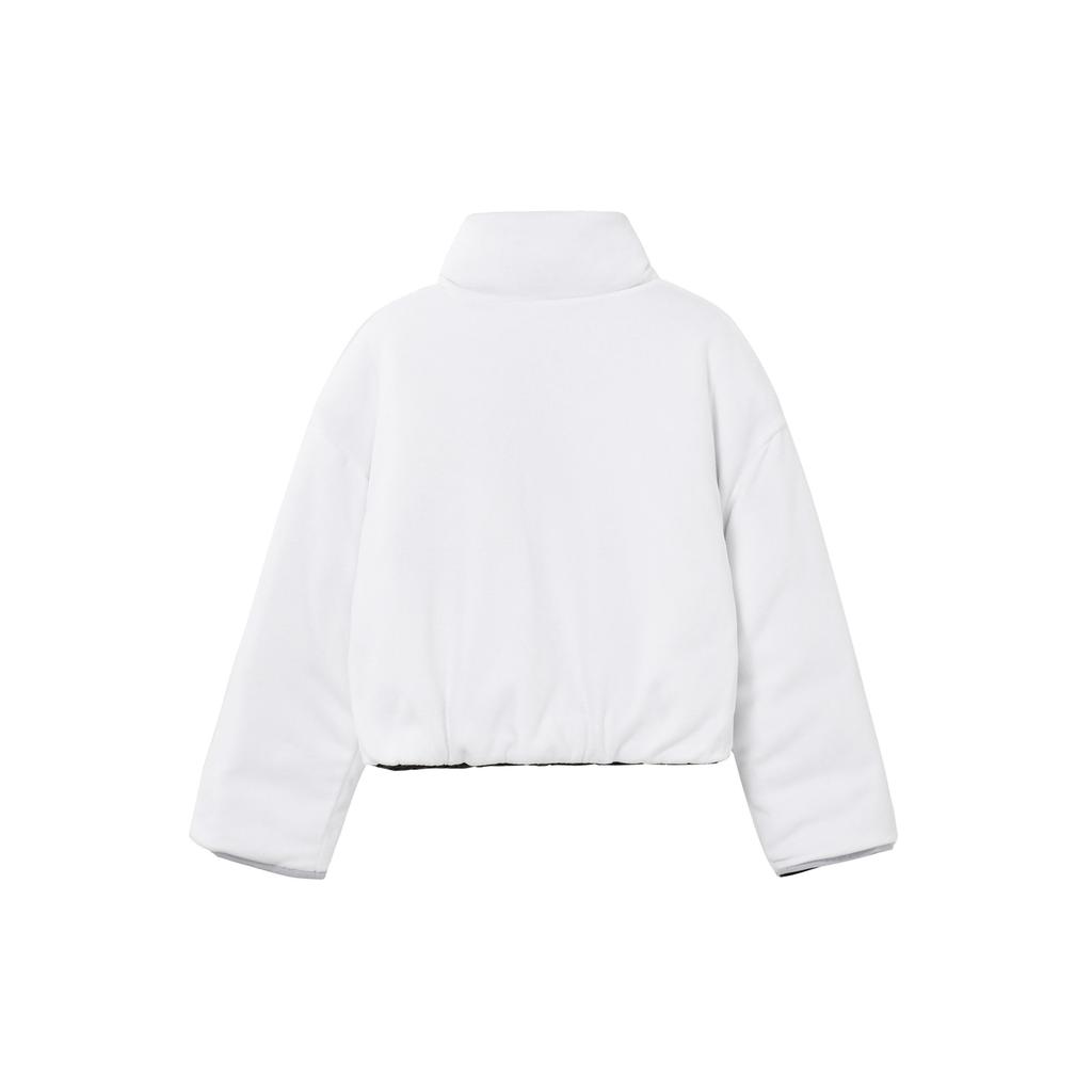 Nike Bavlněná oboustranná bunda na zip s potiskem loga Dámské svrchní oblečení Černá DQ6864-010