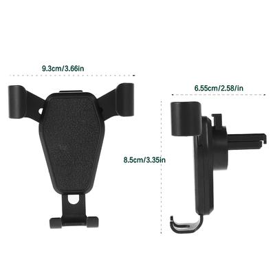 1PCS Car Phone Holder Air Vent Mobile Mount Gravitated Stand Cradle Universal Air Vent Cell Phone Holder Automatic Car Mount