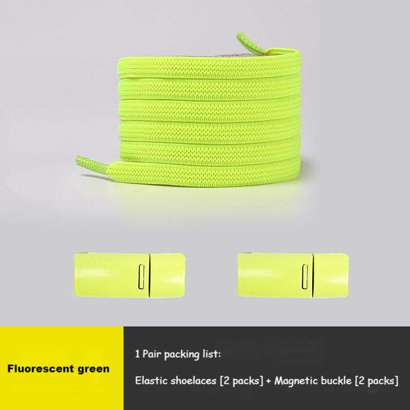 No Tie Shoe Laces Elastic Sneakers Shoelaces Multicolor Magnetic Lock Shoelace Kids Adult Quick Laces One Size Fits All Shoes