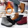 Women's Boots Classics Women Winter Boots With Fur Warm Booties Winter Shoes Woman Snow Boots Ankle Rubber Black Botas Mujer