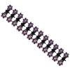 12 Pcs Bride Crystal Flower Mini Hair Claw Clamp Hair Clip Pin Hair Accessory