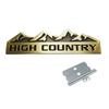 3D Metal Car Front Grille Badge Side Fender Rear Trunk Emblem Badge Sticker Car Logo Decal