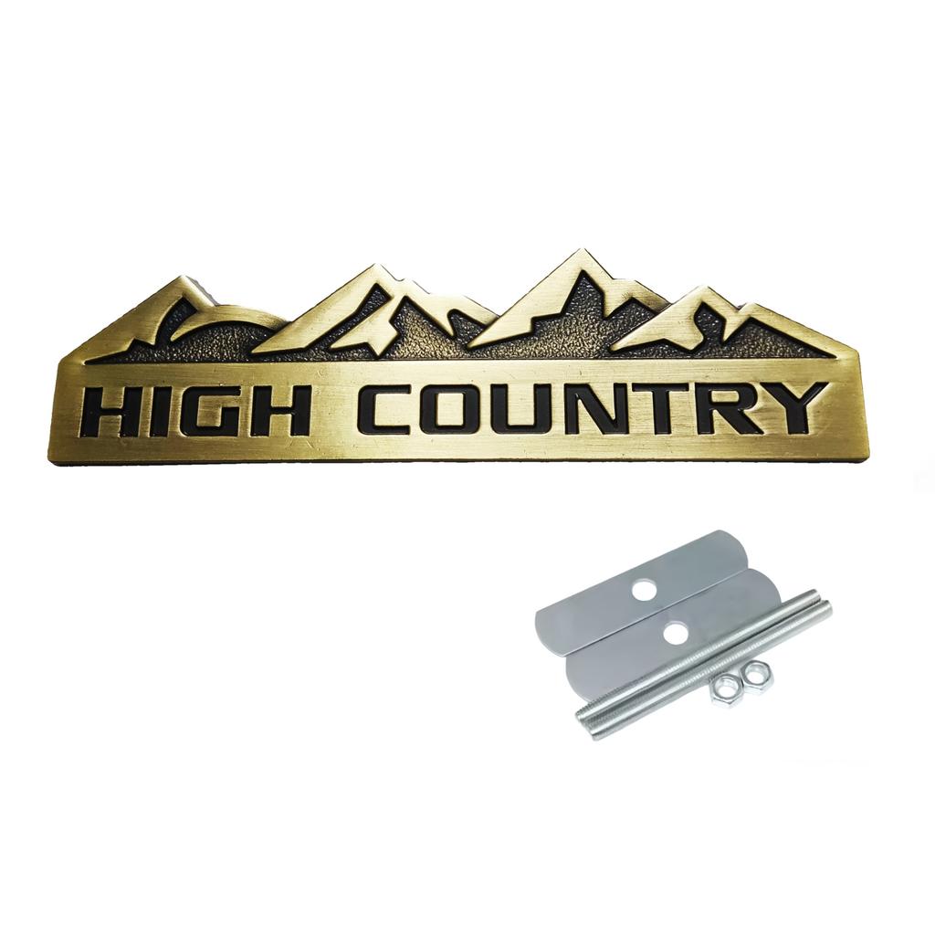 3D Metal Car Front Grille Badge Side Fender Rear Trunk Emblem Badge Sticker Car Logo Decal