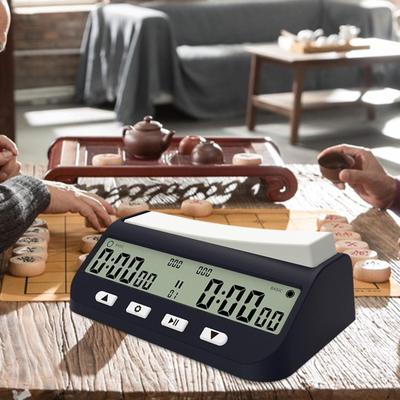 Temporizador de Ajedrez Digital Profesional Reloj de Torneo de Juego Función de Memoria Portátil para Tablero