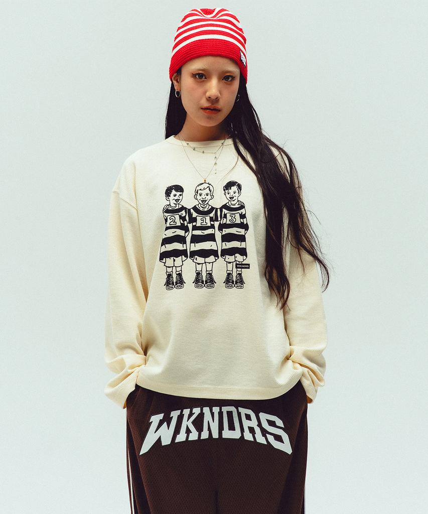 WKNDRS Striped Beanie (Red)