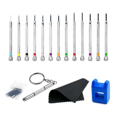 13Pcs Watchmaker Screwdriver Set 0.6-2.0mm Precision Screwdriver for Watch Screwdriver Glasses Screwdriver Set