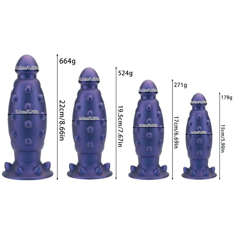 Wolf Toothed Stick Irregular Anal Plug Female Masturbator Alternative Dildo  Adult Product Sex Toy