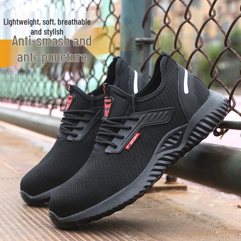 

BoZong Breathable Steel Toe Work Shoes 36-37