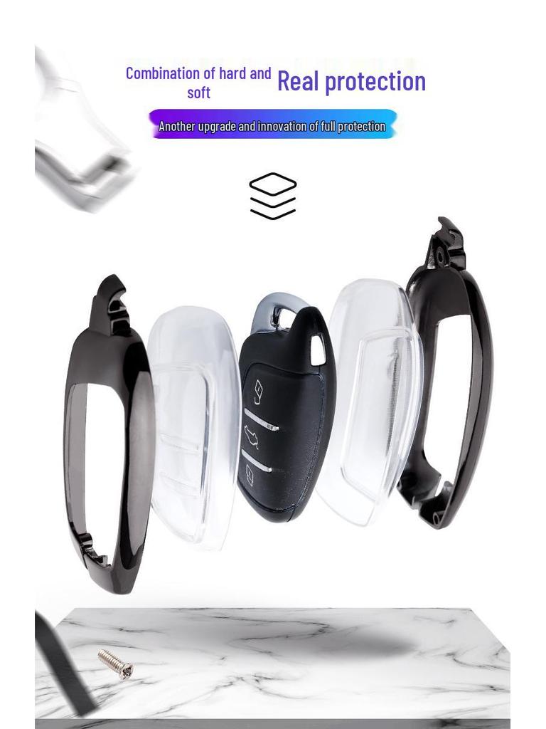 Roewe RX5/eRX5/i6/RX8/350S/RX3 Car Key Case with Buckle (2018 Model)