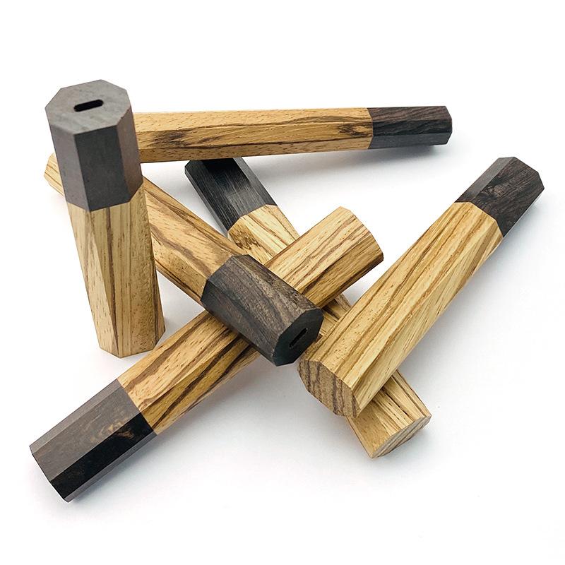 Octagonal Knife Handle Accessories For DIY Japanese Style Chef's Cutter Knife Handle Fish Knife Handle Replacement Handle Making