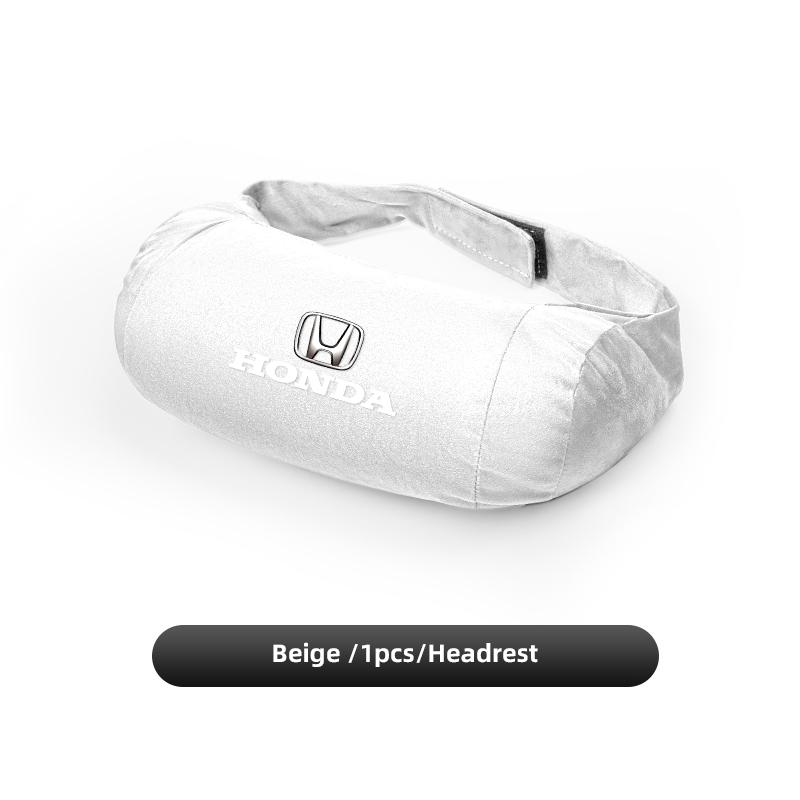 Car Neck Support Pillow Waist Pillow Auto Logo Seat Headrest For Honda Civic Accord Crosstour Spirior Odyssey Avancier UR-V CR-Z