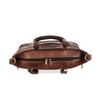 Personalized Brown Leather Crossbody Tote by Parrys Leather World, Vintage Full Grain Shoulder Bag, Durable Everyday Carry