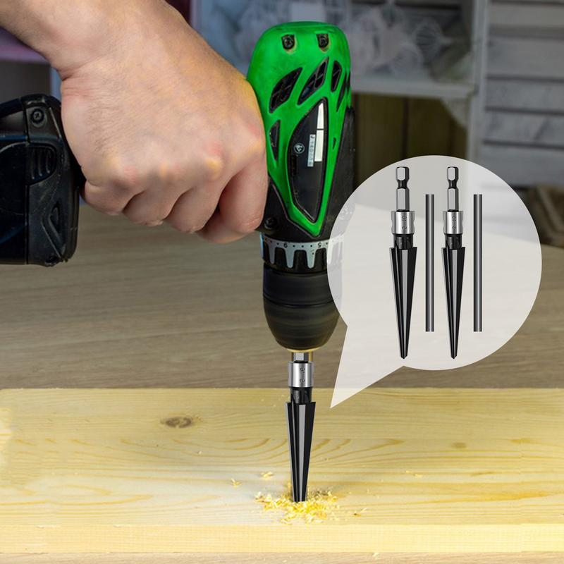 5-16mm 3-13mm Tapered 6 Flute Hole Reamer Hex Shank T Handle Tapered Reamer Tool for Wood Plastic
