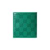 Gucci Double G Logo Flip Closure Bi-fold Crystal Canvas with Leather Piping Canvas Bag Wallet Men's Green