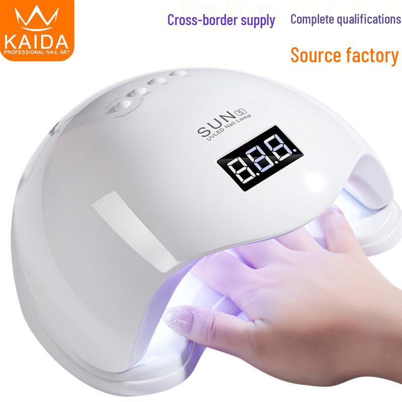 Sun5 48W Gel Nail Lamp UV Curing Light - Sunshine 5 Nail Machine White USB