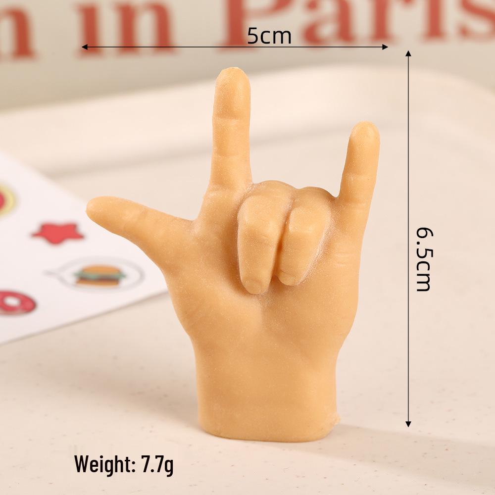 Influencer Mini Cat Teaser: Stretchable Six-Finger Prank Toy