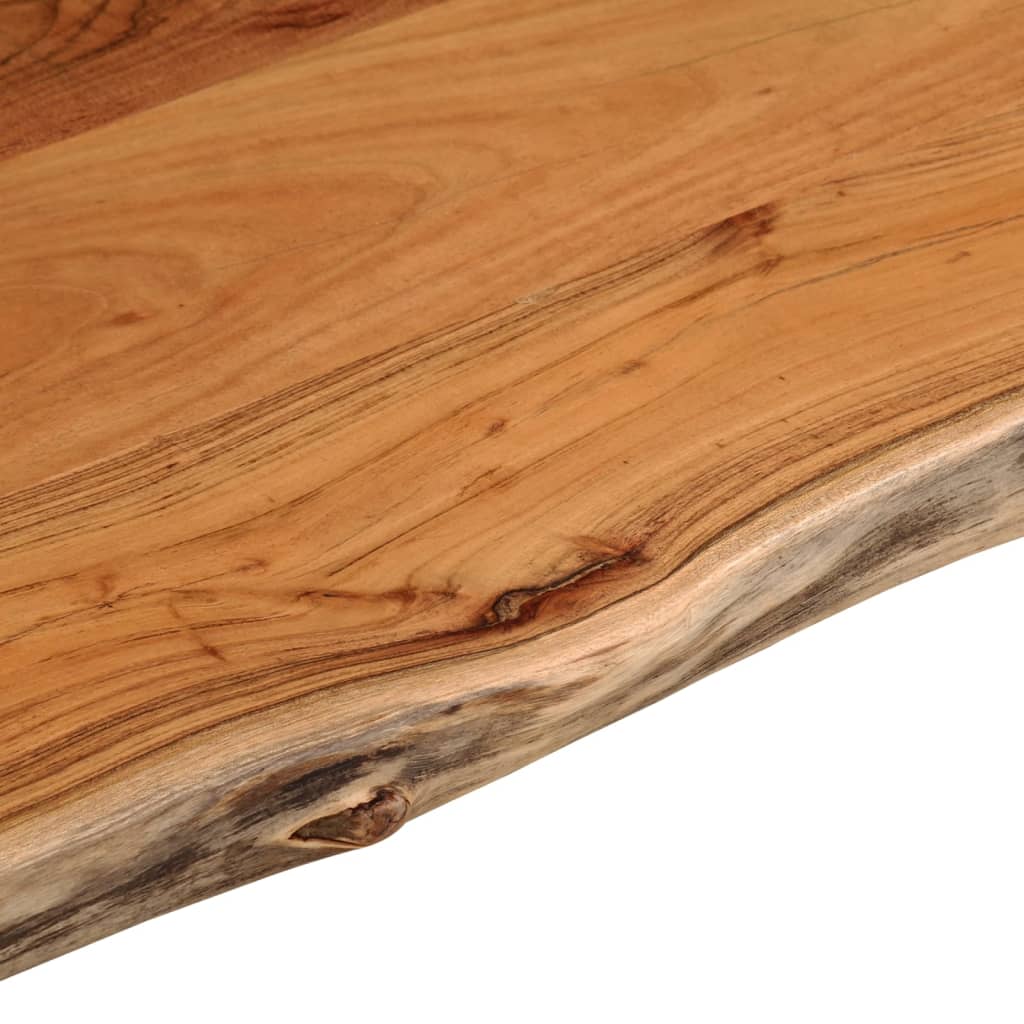 Solid Wood Washbasin Top 100 X 60 X 2.5 Cm Rectangular Acacia Wood