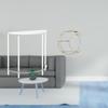Clear Acrylic Nightstand Side Table End Wall Rack Three Tier Display Tiered Storage Solution